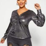 LIMITED_COLLECTION_Silver_Metallic_Ruched_Front_Top_212096_f9fb