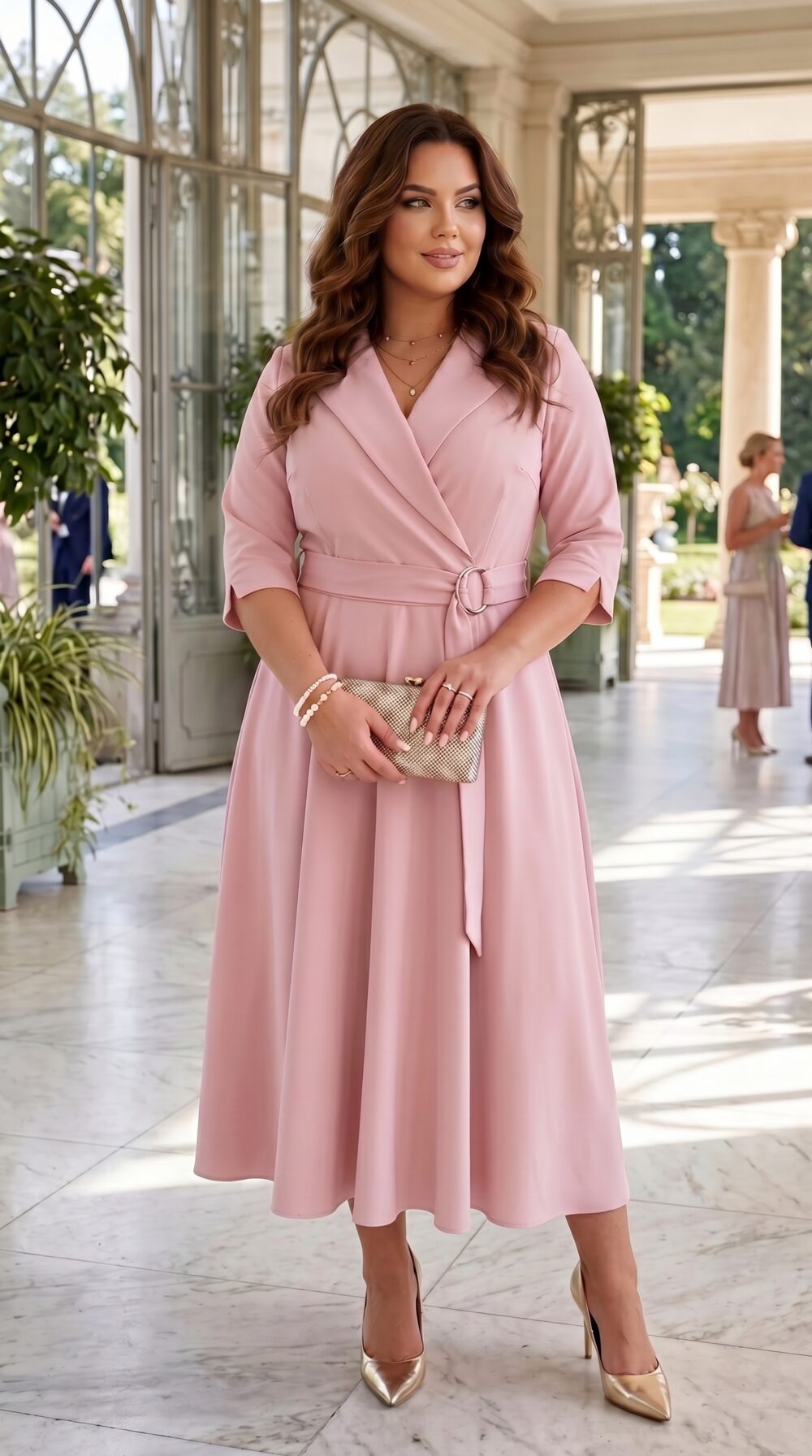 saty-pracka-ruzove-plus-size